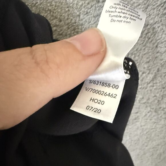 Athleta Delancy Shine Tight Leggings L Pants Pull On Black Active Faux Leather - Picture 8 of 8